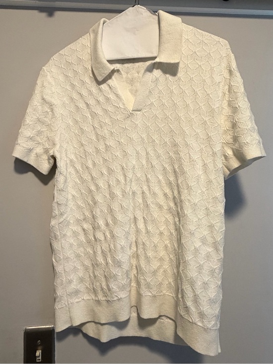 Abercrombie & Fitch Other - Abercrombie Men’s Johnny Collar Sweater Polo, Cream, Size XS